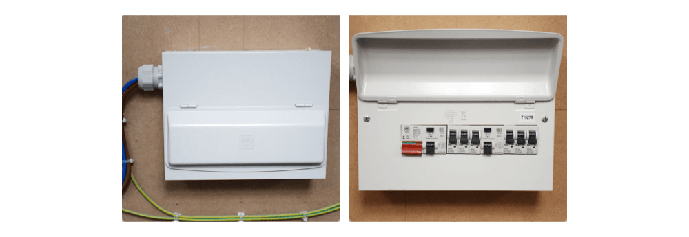 inside a new consumer unit