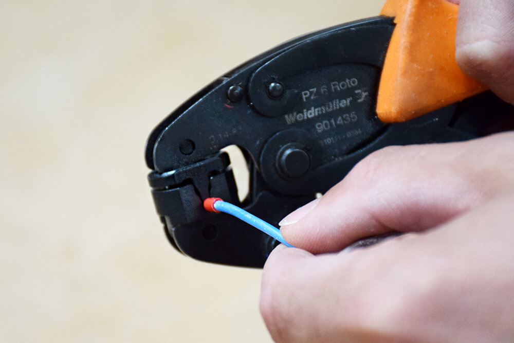 weidmuller crimping tool for ferrules